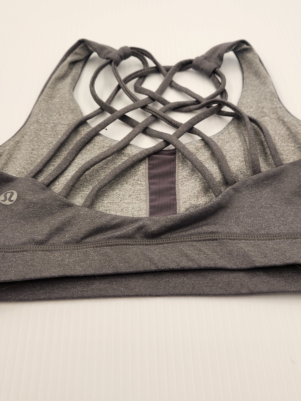 lululemon athletica Gray Strappy Sports Bra - Women's Intimates - Picture 5 of 6